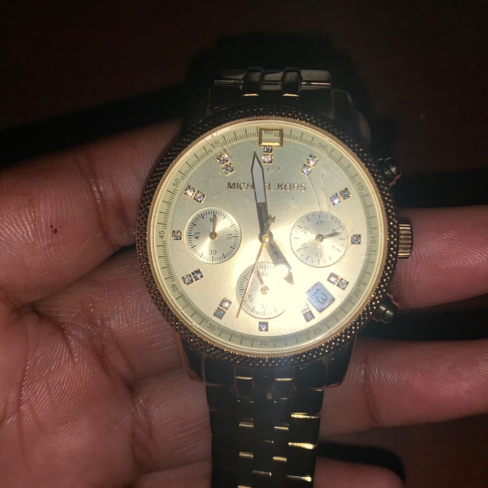 michael kors gold watch
